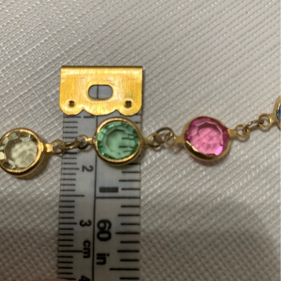 Austrian USA Crystal (stamped)🌹👍❤️necklace 🤗🌹. - Picture 4 of 6